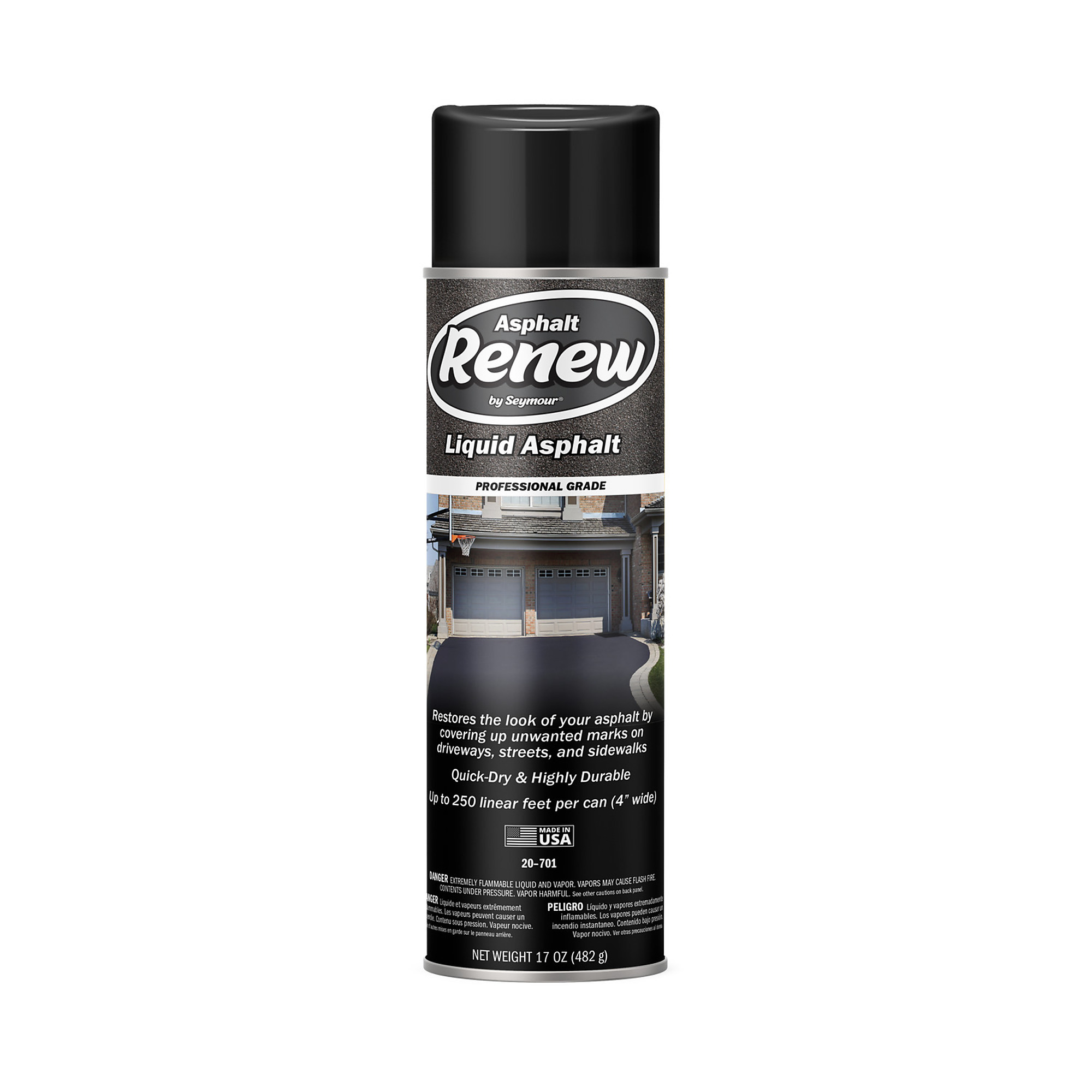 Seymour Asphalt Renew, Black, 12ct. Case, 20-Oz. Cans, Model# 20-701 CS